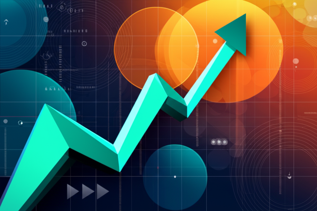 Upward trending graph